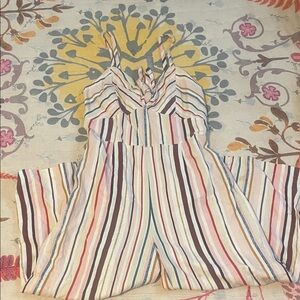 Sweet Rain Pastel Striped Top